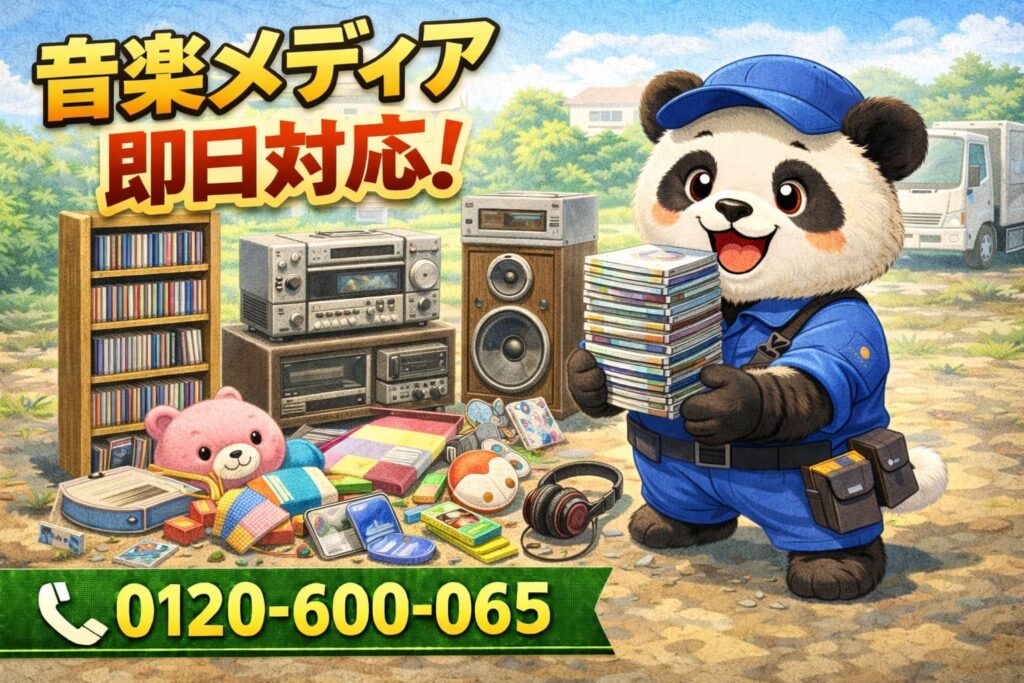 三鷹市で「CDラック・CD/MD・音響機器」をまとめて回収、2月限定で1,000円割引