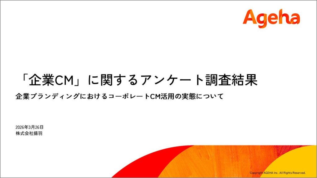 企業CM、未実施が約45% 揚羽がビジネスパーソン56人調査を公開