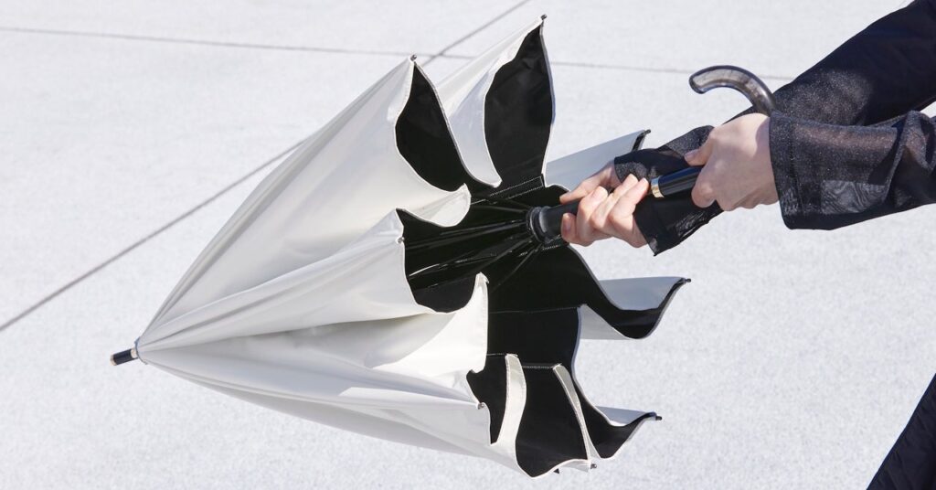 マーナ、閉じるだけでたためる日傘を刷新 骨組み変更で約45g軽量化