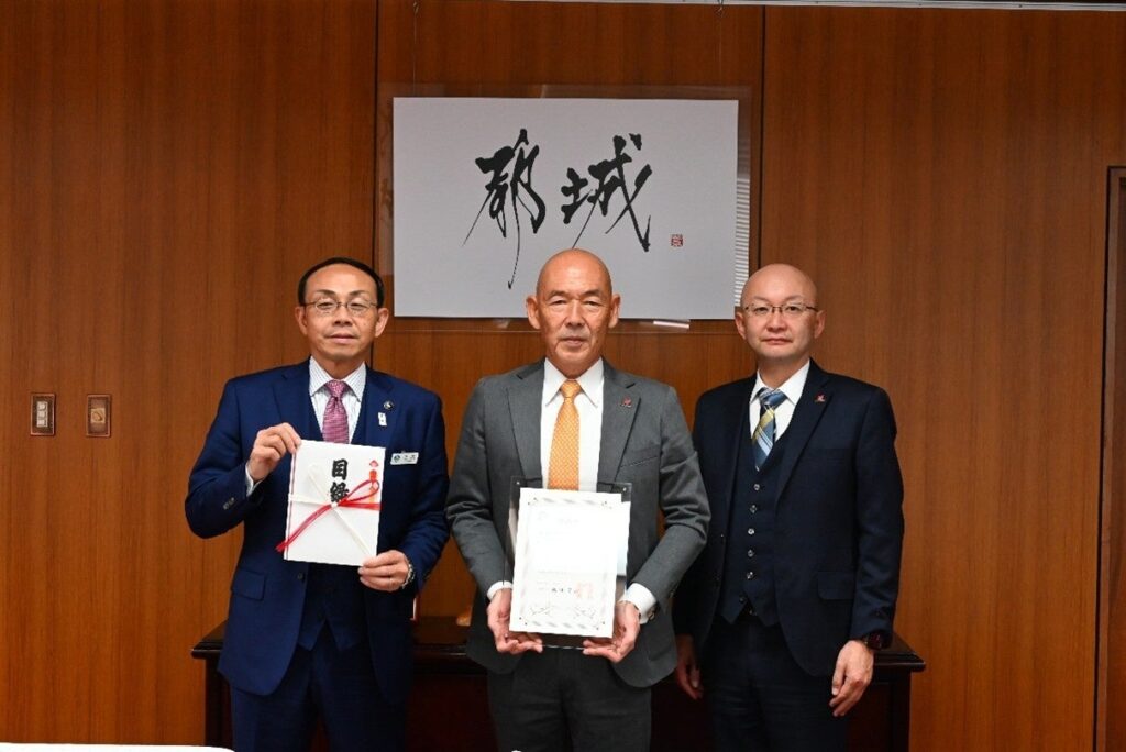 都城市、林兼産業の企業版ふるさと納税寄附を受領 農林畜産業振興へ3年連続