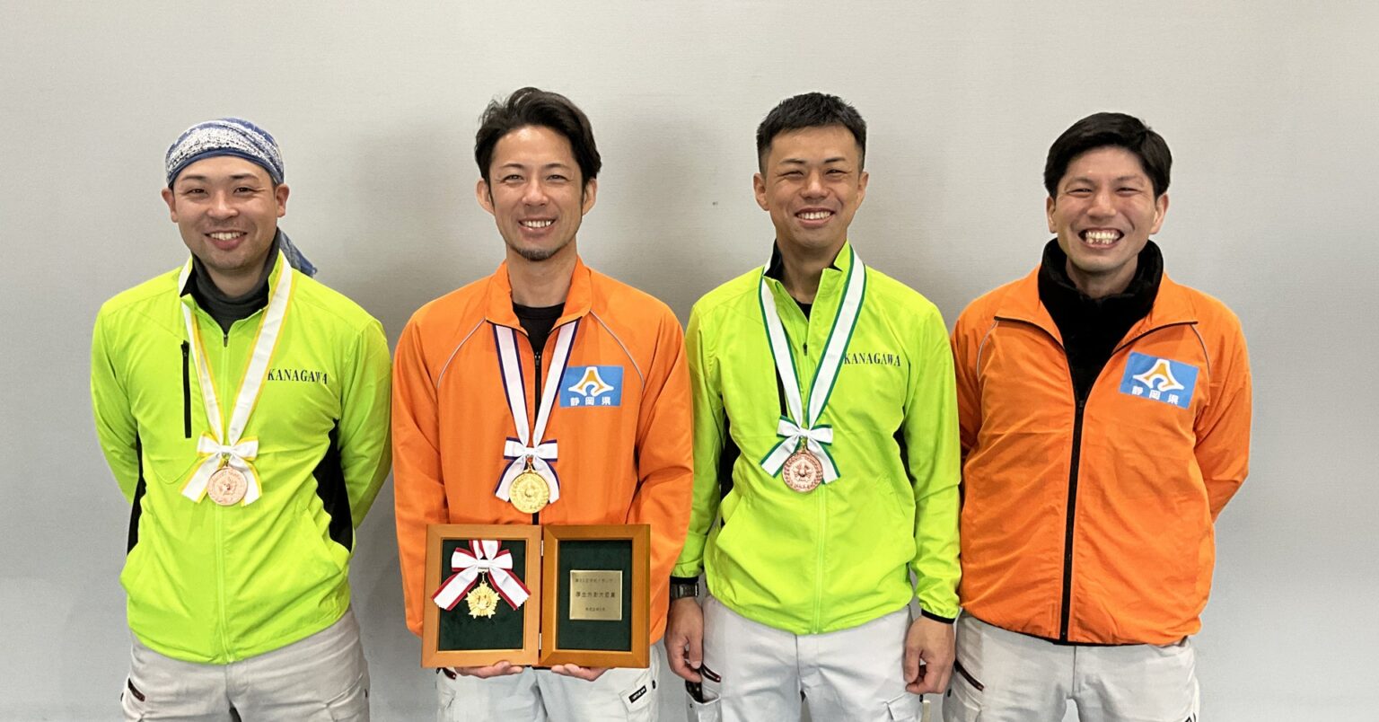 技能グランプリ建築大工で平成建設の原田宗広さんが金賞と厚生労働大臣賞、出場3人が入賞