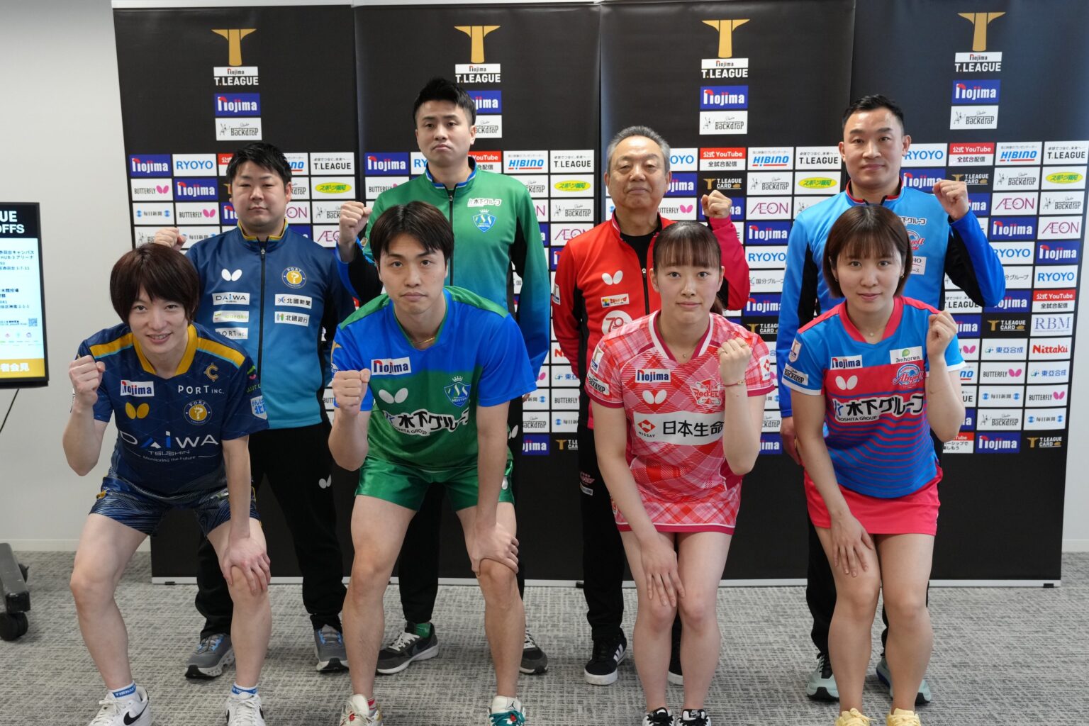 TリーグPS決勝へ、女子は木下アビエルが3-0勝ち上がり 男子は金沢ポートが3-2で激戦制す