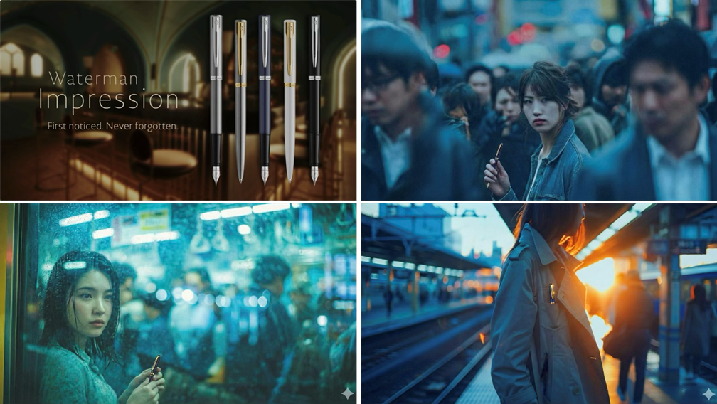 WATERMAN新「Impression」発売、第一印象の体験談をAIでドラマ化するInstagram企画