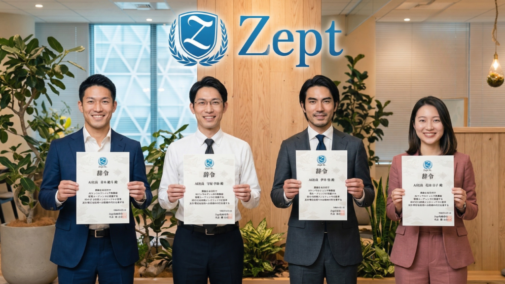 姫路のZept、AIエージェント4名を正社員採用 2026年4月に入社式へ