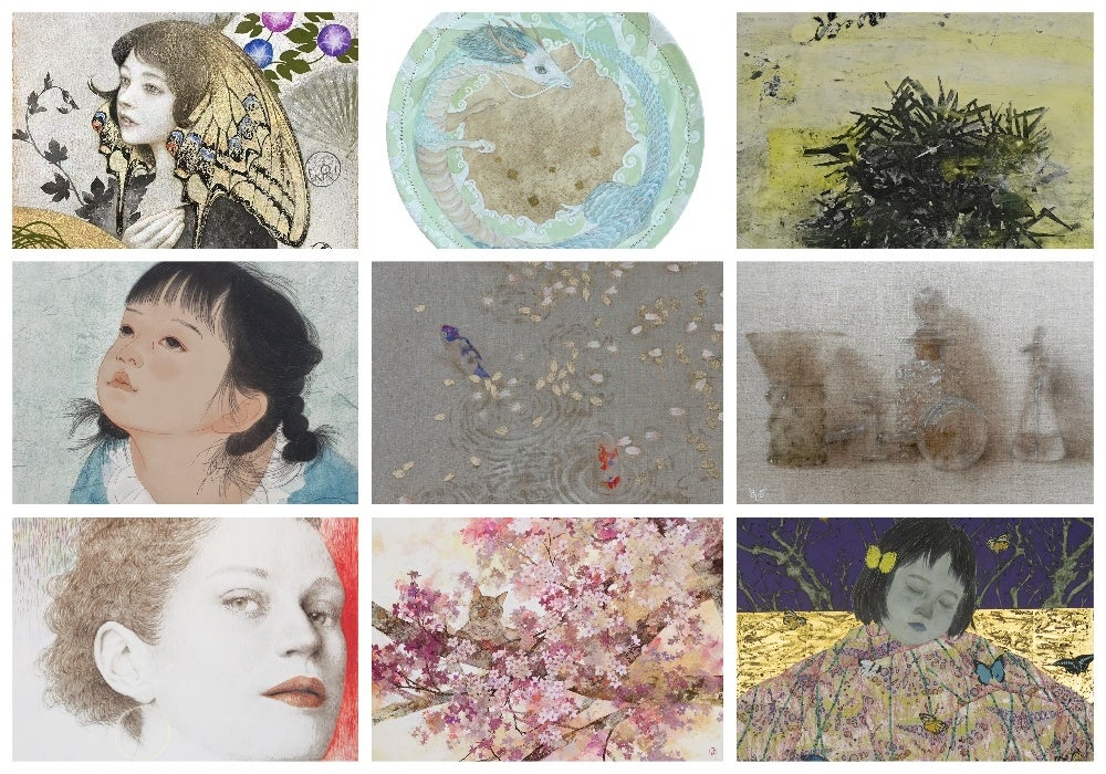 銀座のArtglorieuxで「桃源郷」展、現代日本の絵画・立体を無料公開