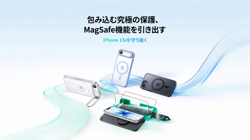 ESR、iPhone 17e専用のマグネットケースと保護フィルムをAmazonで販売開始