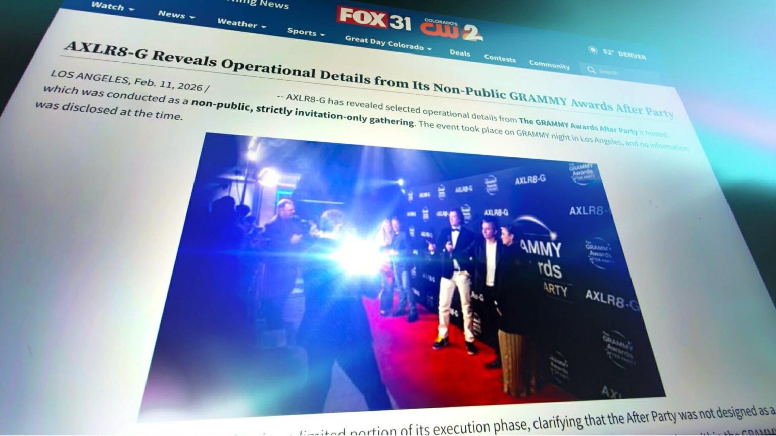 久留米のまる優、ロサンゼルスでグラミー公認アフターパーティ招待状を制作支援