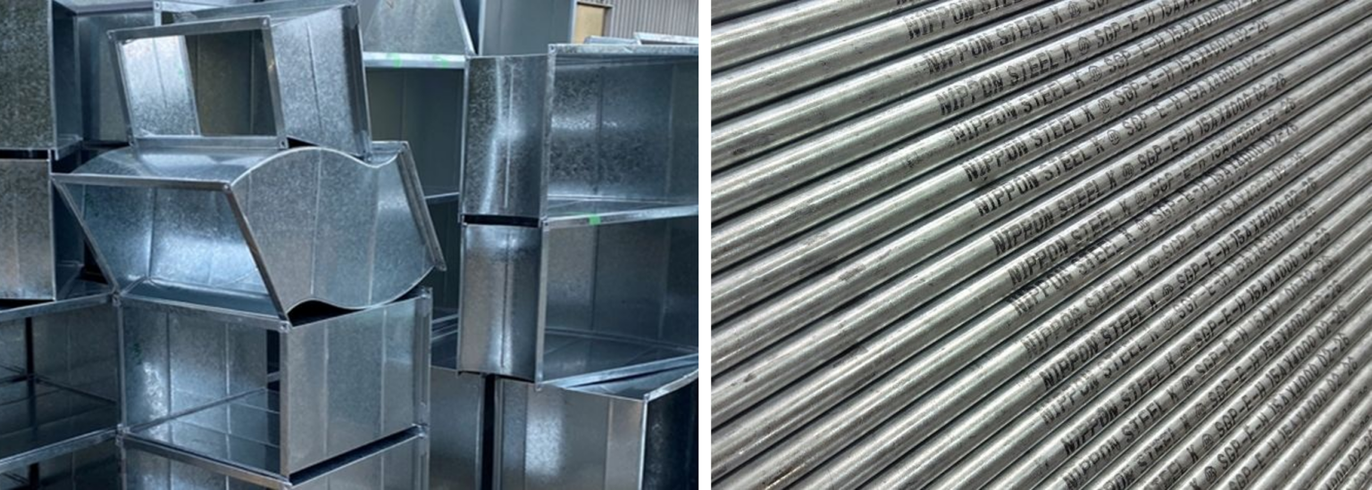 三機工業、低排出鋼材「NSCarbolex® Neutral」を空調ダクト・配管に日本初採用