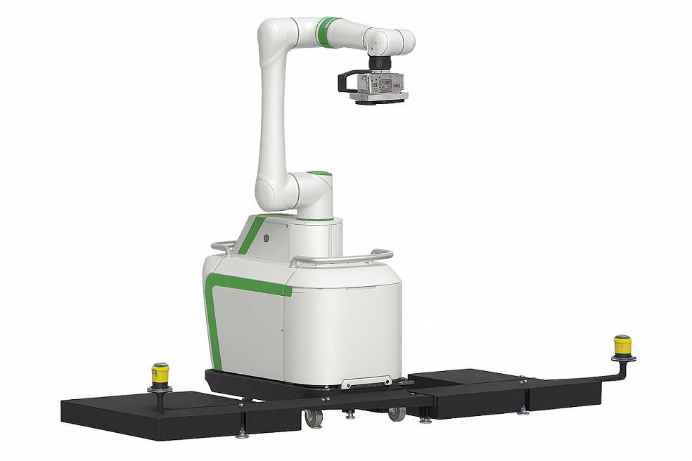 3Dビジョン99.9%の移動式協働ロボを月額提供 三菱HCキャピタルと日立オートメーションが保守込みサービス開始