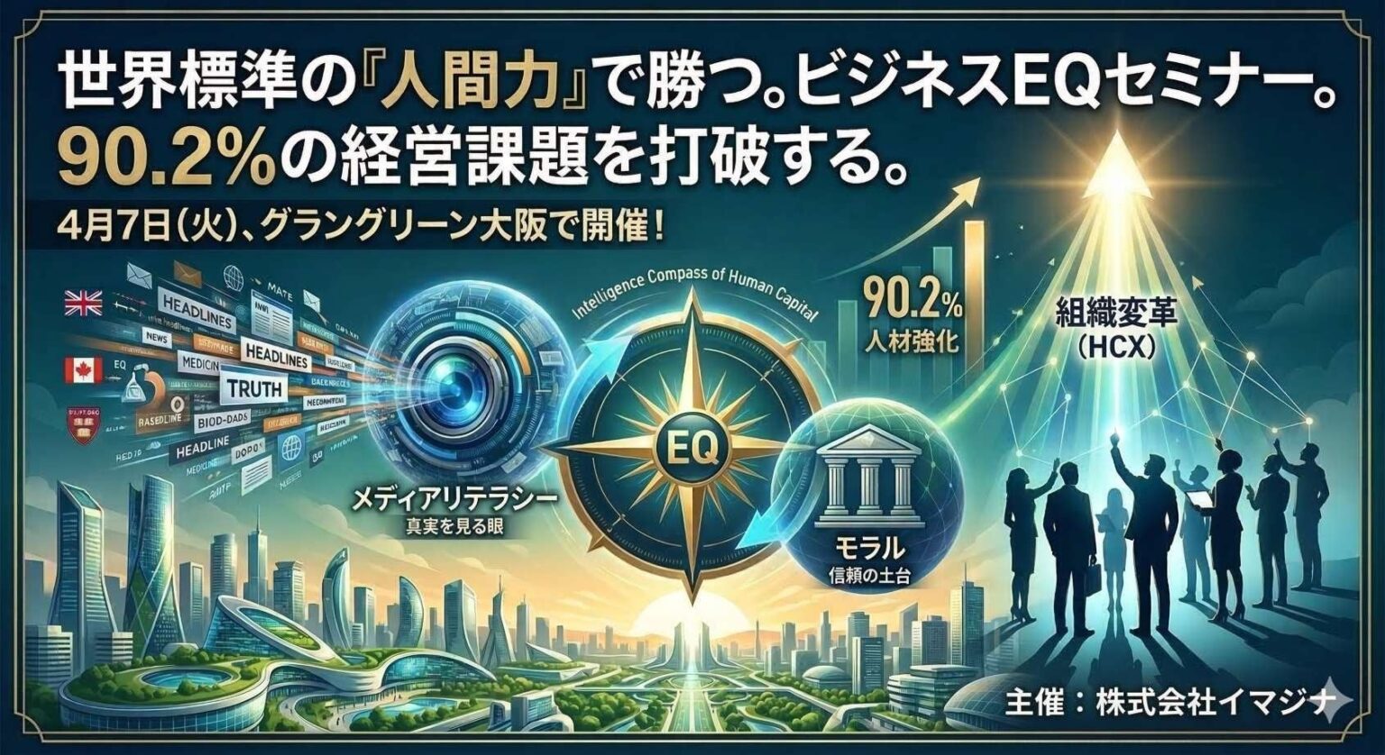 イマジナ、SNS炎上を防ぐ「ビジネスEQ」セミナーを4月7日に大阪で開催