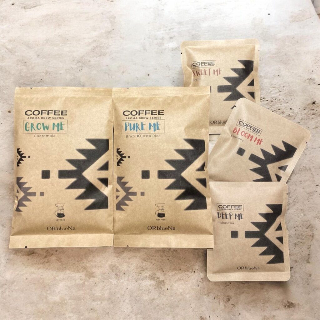 ORblueNa、気分で選ぶ新コーヒー「AROMA BREW」発売 全5種を展開