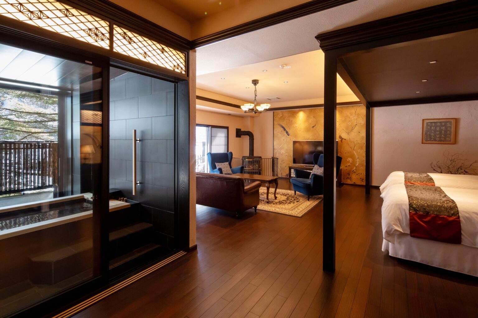 親湯温泉、文人テーマの露天風呂付き客室2室を新設 創業100周年控え改装