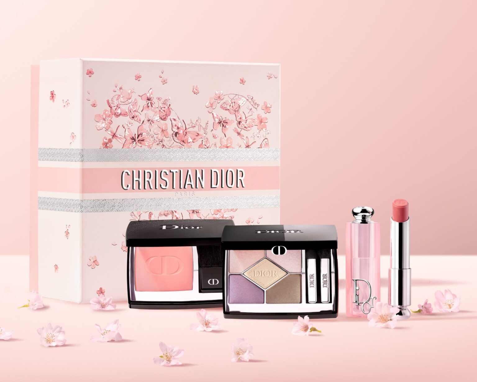 ディオール、サクラ色限定メイク「ドリーミー ルック」3月13日オンライン発売 LINEで贈れる機能も
