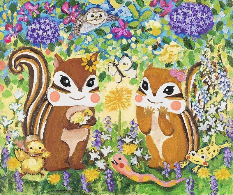 藤岡ちさ版画展が横浜高島屋で3月18日開幕、サイン会は先着100人に色紙進呈