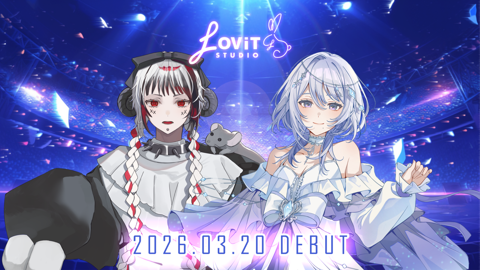 LOViT STUDIO、新Vライバー2名が3月20日にIRIAMで初配信 20時と21時開始