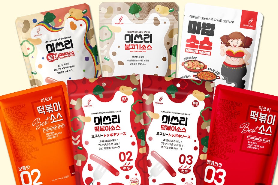 韓国粉末ソース「MISS LEE」日本発売、全7種と業務用780gも展開