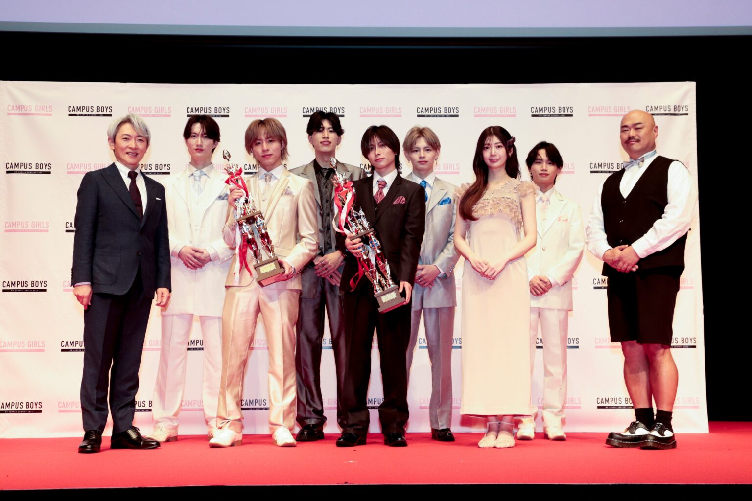 CAMPUS BOYS・GIRLS 2026授賞式で原田樹さん、月城花純さんがグランプリ 応募約5000人から選出