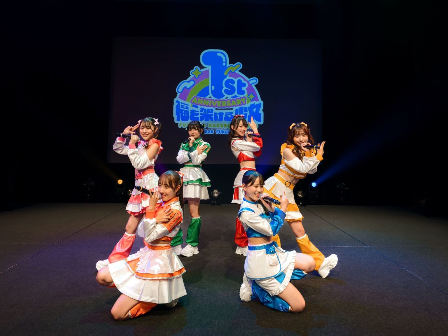福岡発6人組「福を架ける少女」1周年、LOVE FMレギュラーとTNC特番2夜放送へ