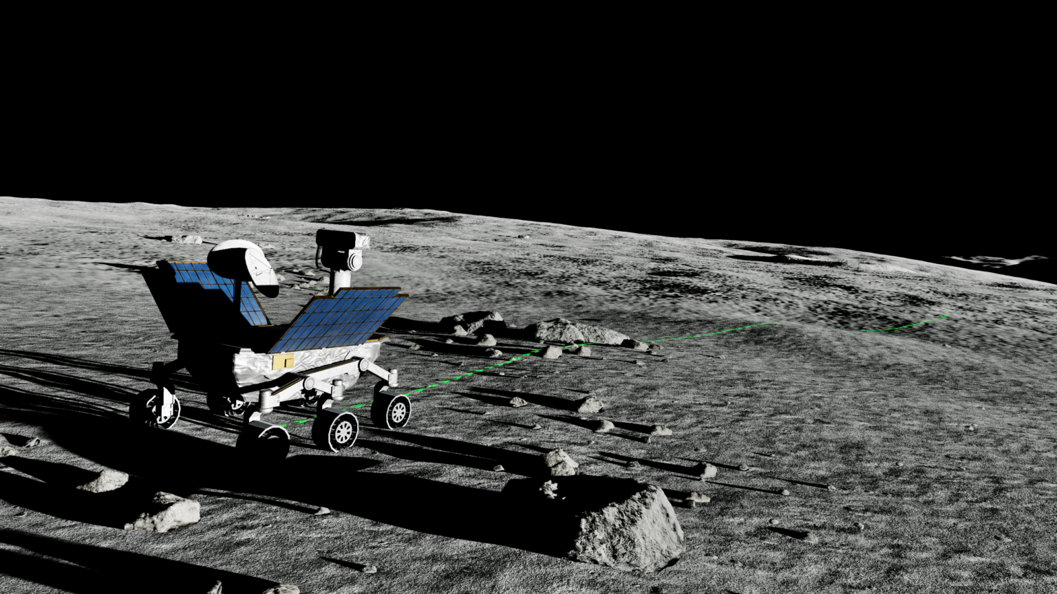 ヒストリア、月面南極域240km×240kmのデジタルツイン「REAL MOON Studio」公開