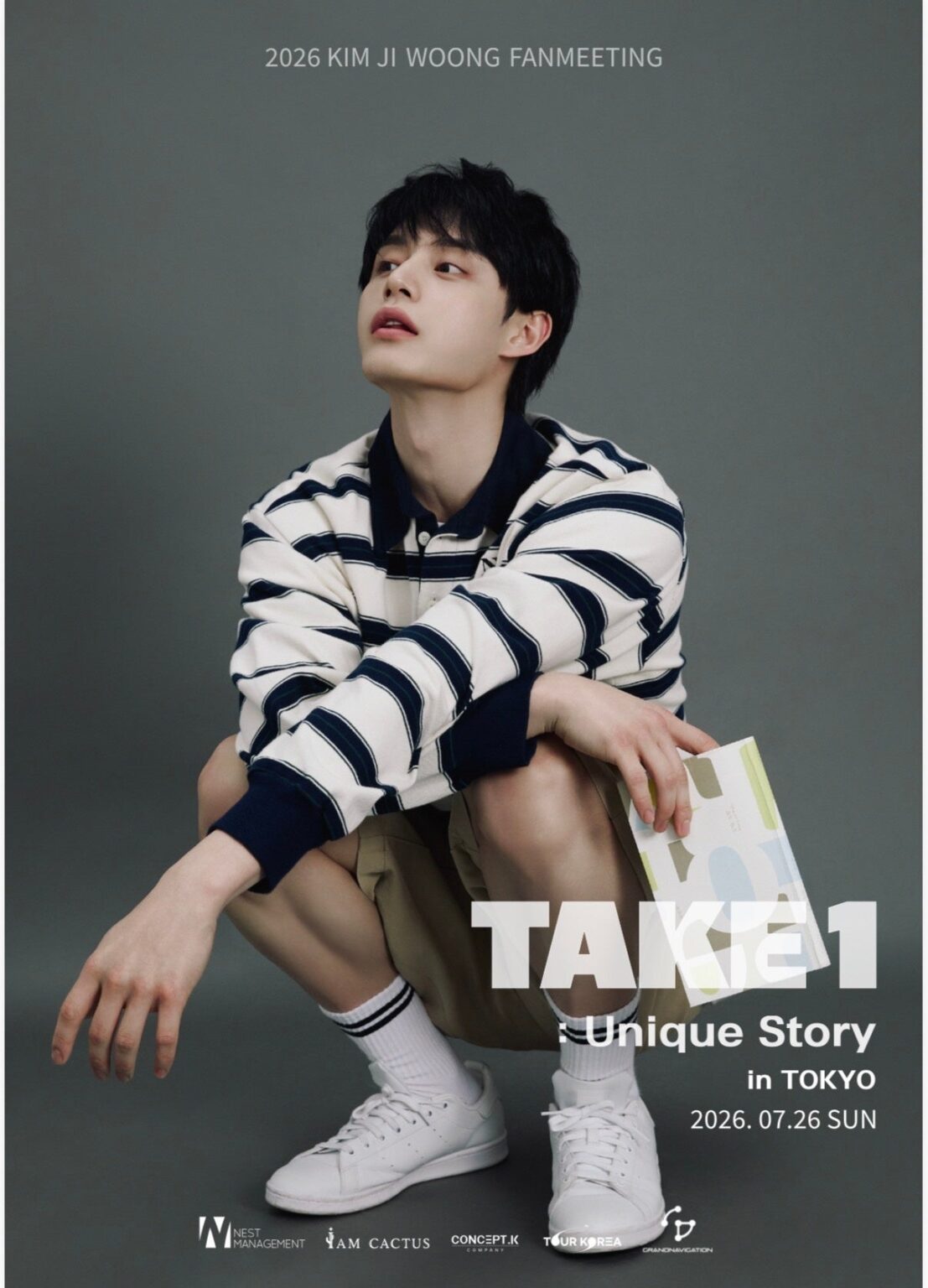 KIM JI WOONG、初の東京ファンミ開催へ 7月26日「TAKE1」発表