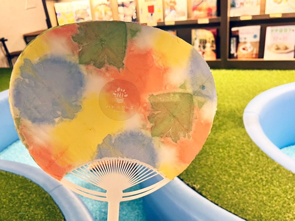 熊谷「おふろcafe ハレニワの湯」で手作りうちわWS、6月の日曜に全4回開催