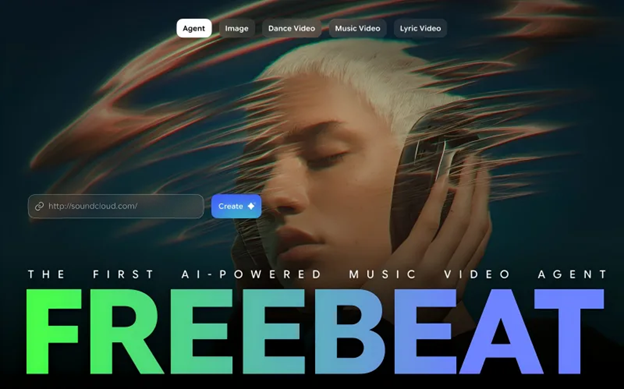 freebeat.ai、5〜7秒遅延でAI音楽ビデオをリアルタイム生成 再生中に演出も操作