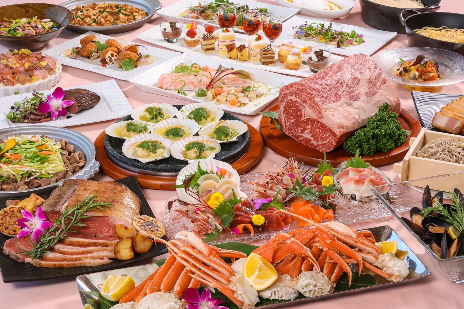 サフィールホテル稚内、宗谷など北海道食材のディナーバイキング開始 ズワイ蟹食べ放題プランも