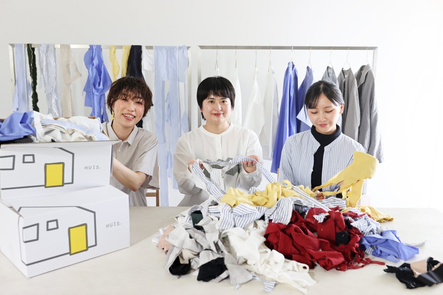 HUIS、遠州織物の端材・ハギレを特設サイトで無償提供 4月15日開始予定