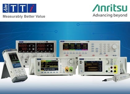 アンリツ、英TTiと販売契約 Aim‑TTi製品を欧州4/1・日本5/7に販売開始