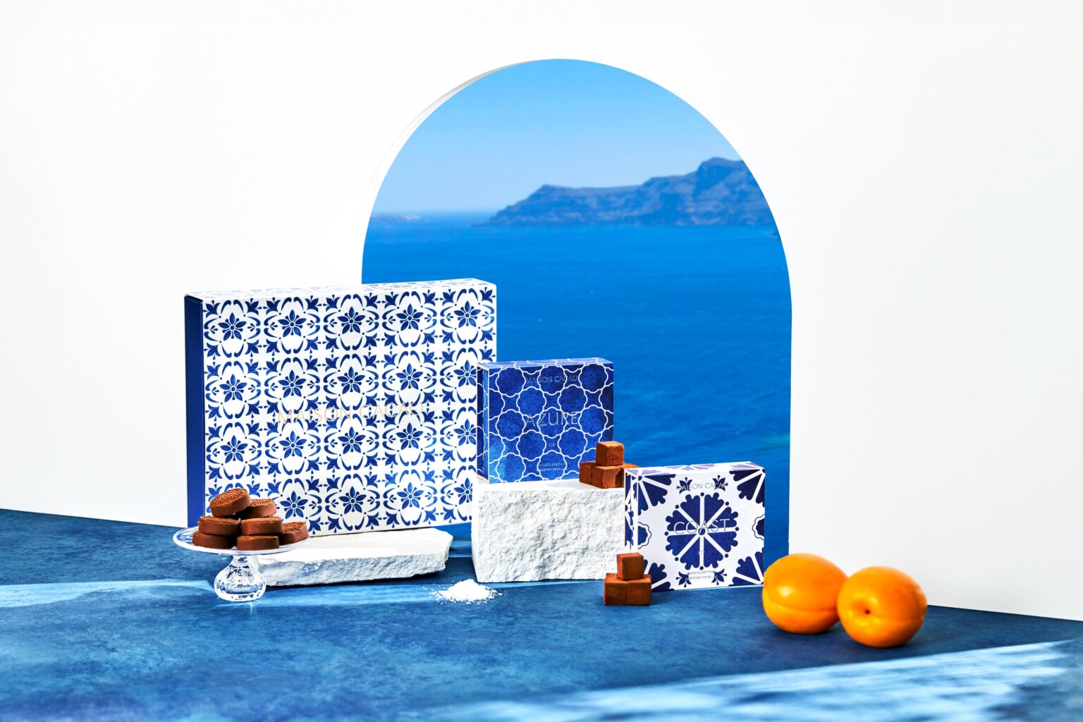 メゾンカカオ、夏限定「AZURE」6/1〜8/31販売 生チョコ3240円など
