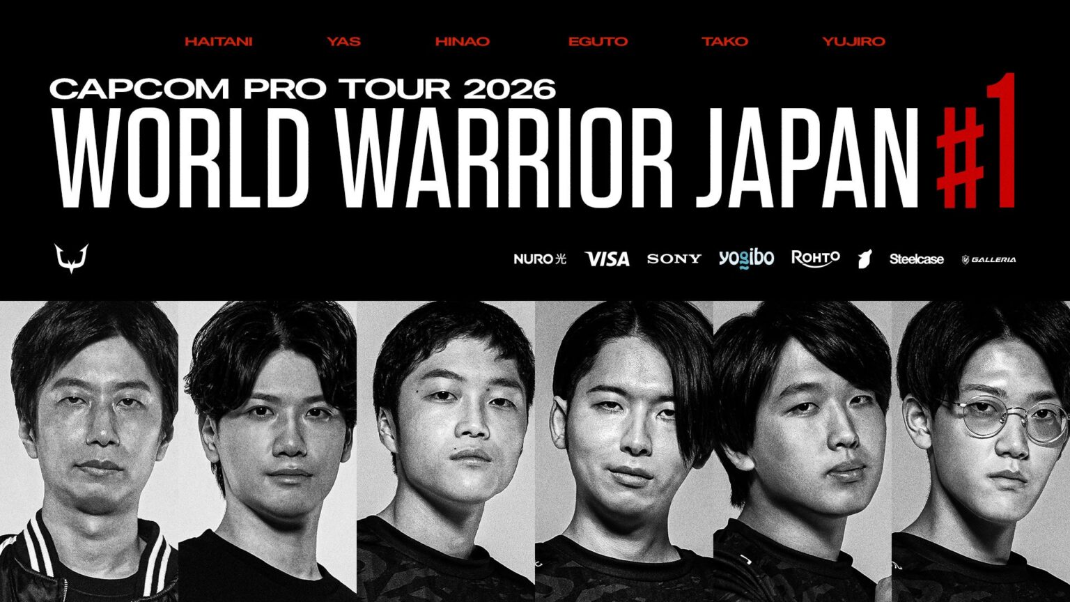 REJECTの6選手・ストリーマー、CPT2026ワールドウォリアー日本第1回に出場へ