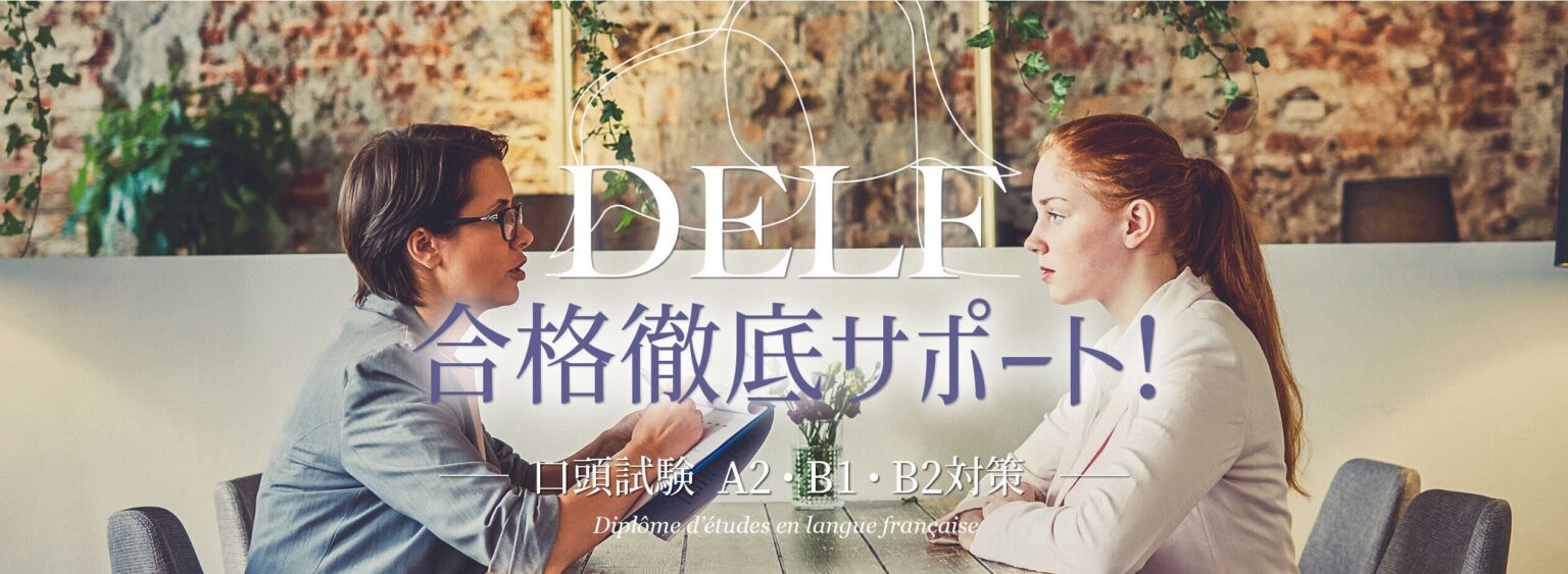 DELF口頭試験A2〜B2対策、オンラインで3夜連続セミナー 各回約50分・550円