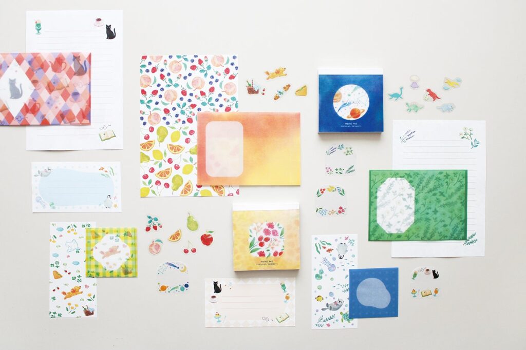 MATOKA、水彩×透け感紙の新作「joyeux」6月中旬発売 全8柄で手紙・メモ需要狙う