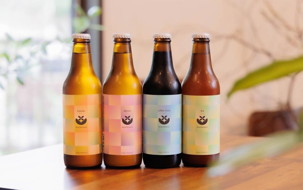 山鹿産「やまがシルク」副原料のクラフトビール4種、キラリブルワリーが5月25日から順次発売