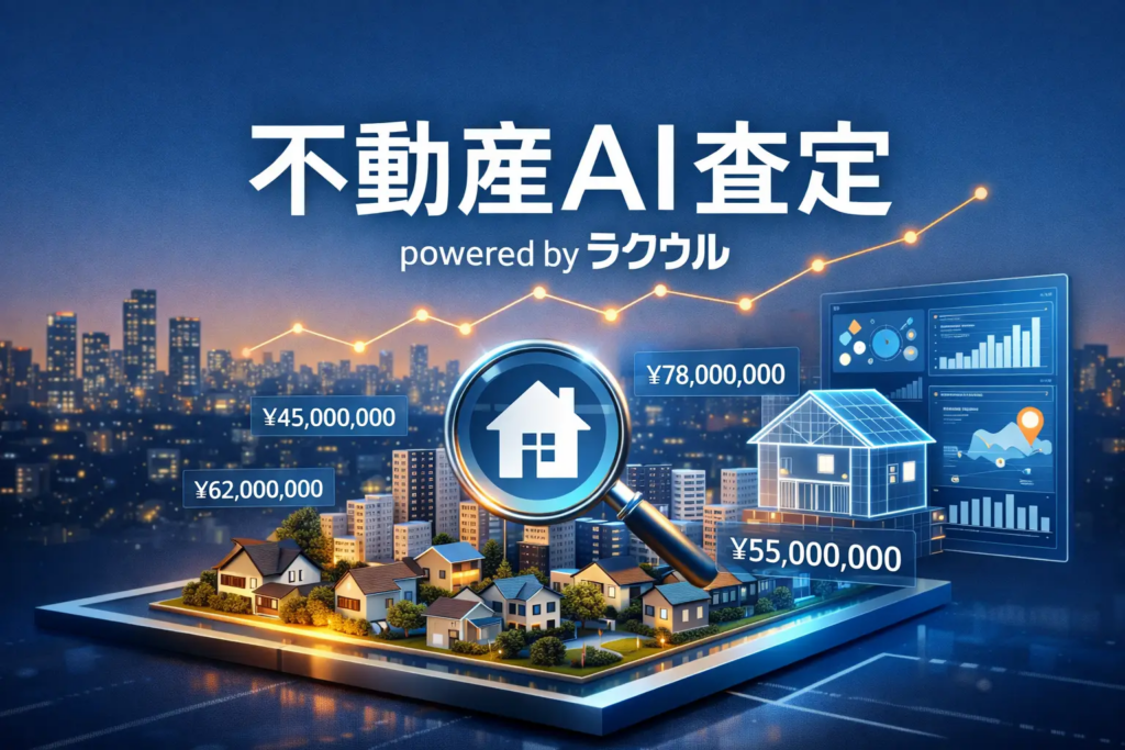訳あり物件向け「ラクウルの不動産AI査定」、累計5万件に到達