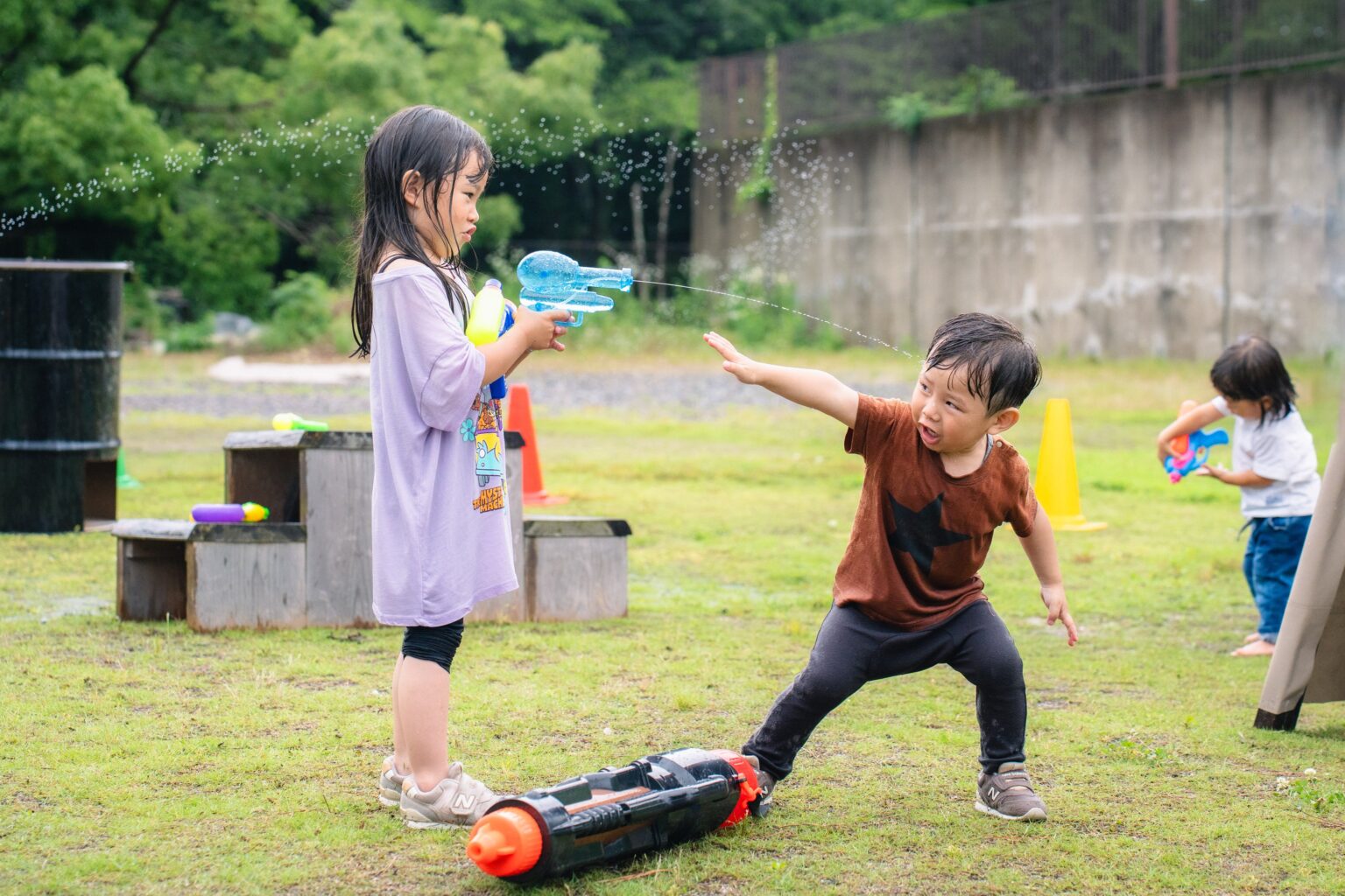 一宮のウッドデザインパークで夏限定「水鉄砲フィールド」 6/18〜8/31、料金不要