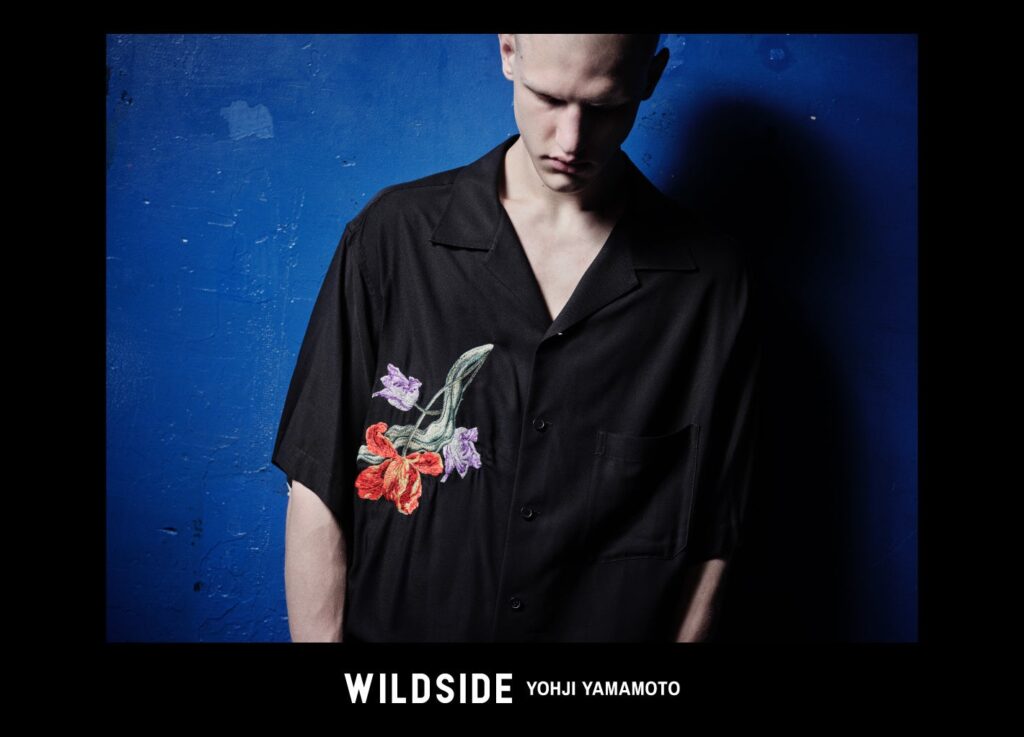WILDSIDE、花刺繍の開襟シャツ2型を6月17日発売 各3万3000円