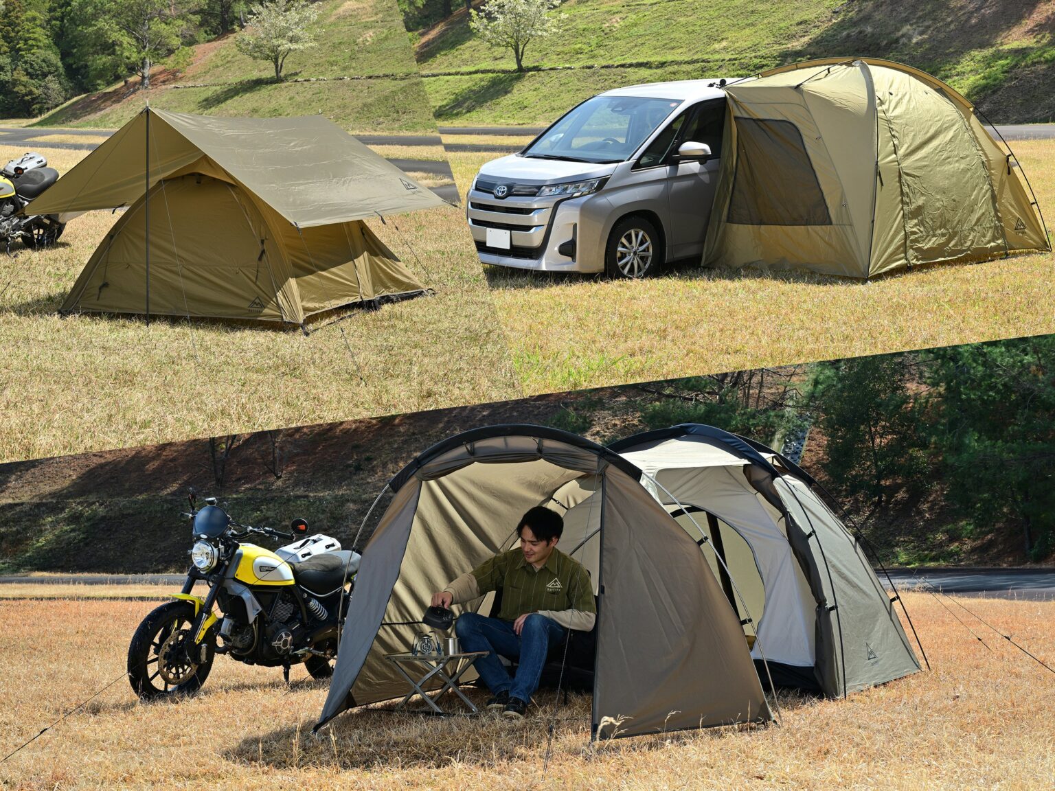 デイトナ、ツーリングテント「マエヒロドームE」などキャンプ向け新製品5品を発売