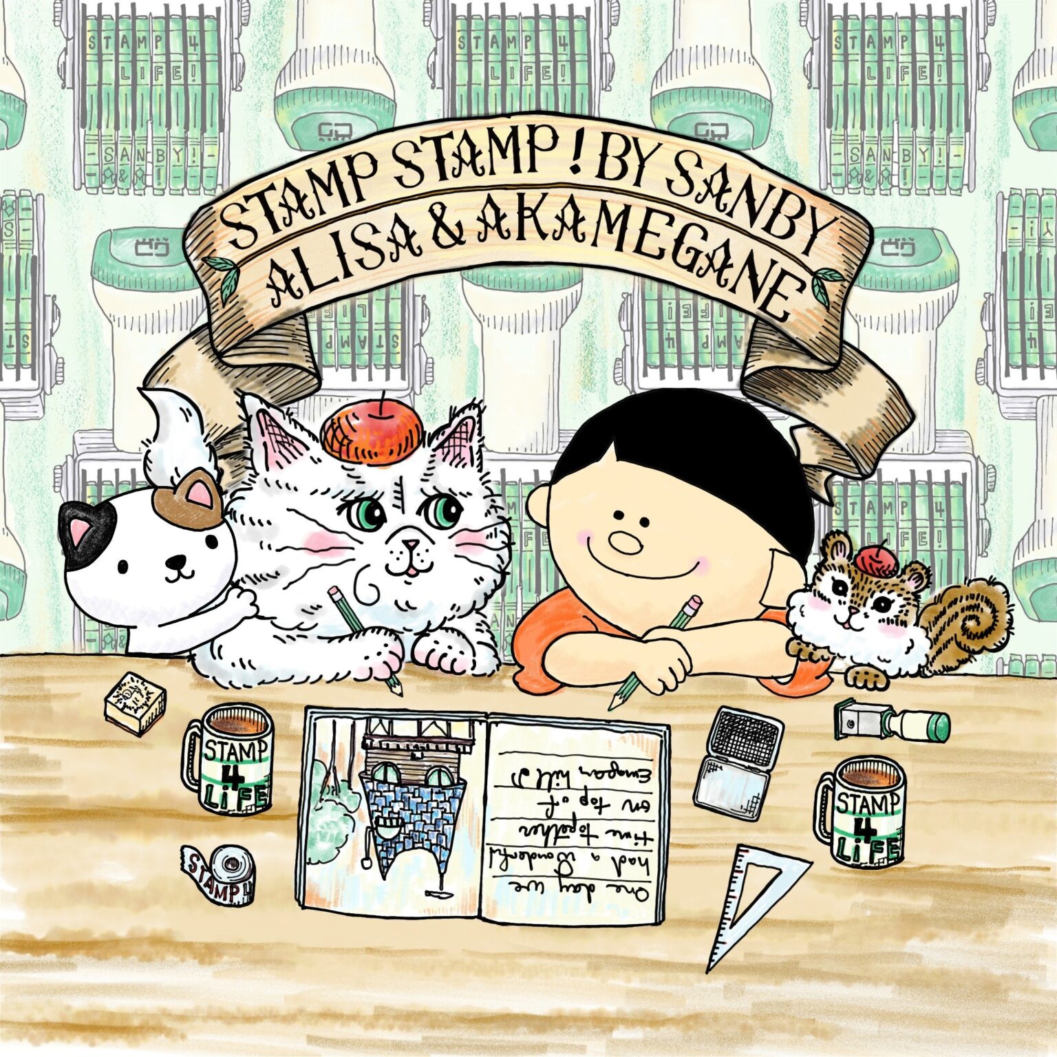 サンビー、初の単独文具イベント「STAMP×STAMP」を高松で開催 200種超販売と消しゴムはんこWS