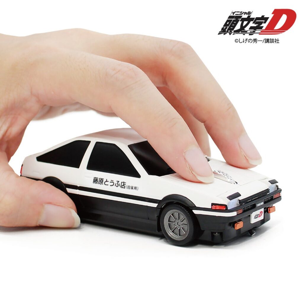 頭文字D「AE86藤原とうふ店仕様」の無線マウス、名古屋のPOP UPで期間限定販売