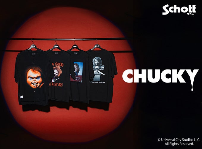 Schott、映画『チャイルド・プレイ』“チャッキー”限定「CHUCKY Collection」発売