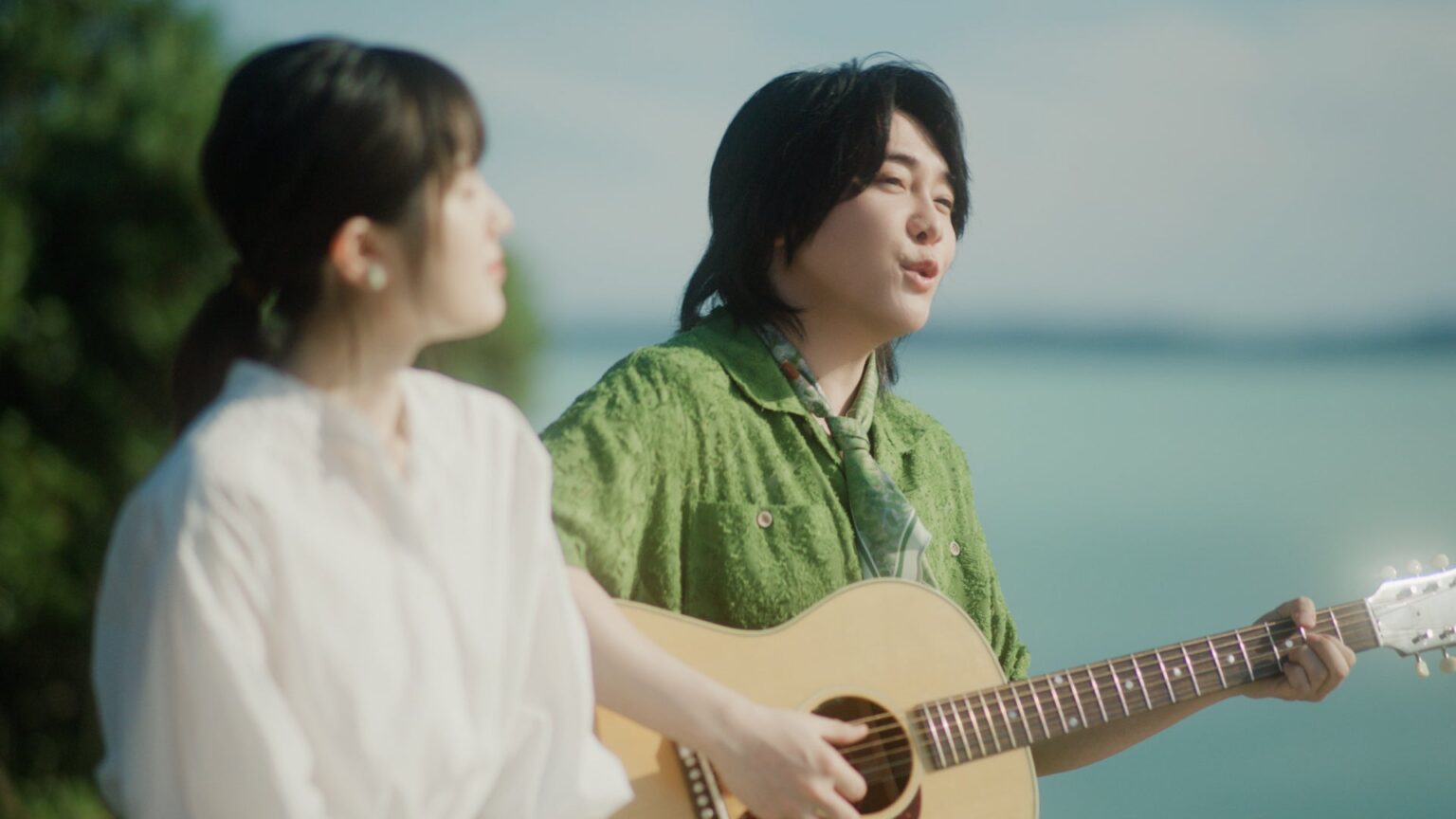 淡麗グリーンラベル新CM「GREEN JUKEBOX 光篇」6月22日放映、大森元貴×福本莉子が初共演