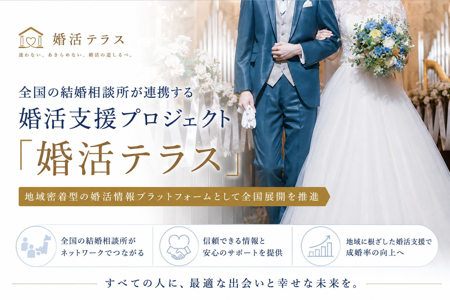 婚活テラス、全国の結婚相談所連携を拡大　取材記事と動画で比較しやすく