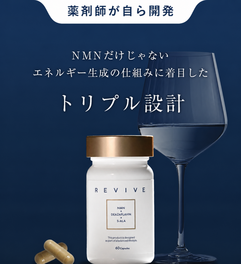 現役薬剤師のココフル、ミトコンドリア特化サプリ「REVIVE」開発 NMNなど3成分で予防ヘルスケア参入