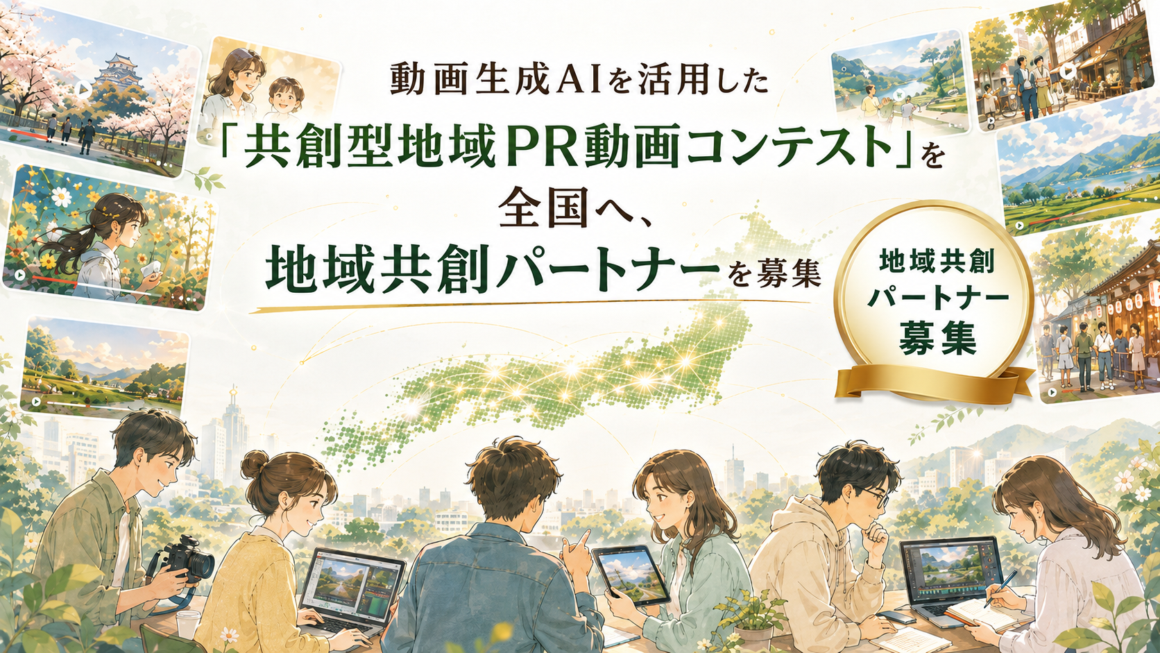 動画生成AIで地域PRを共創、Metagri研究所が自治体連携企業向けパートナー募集