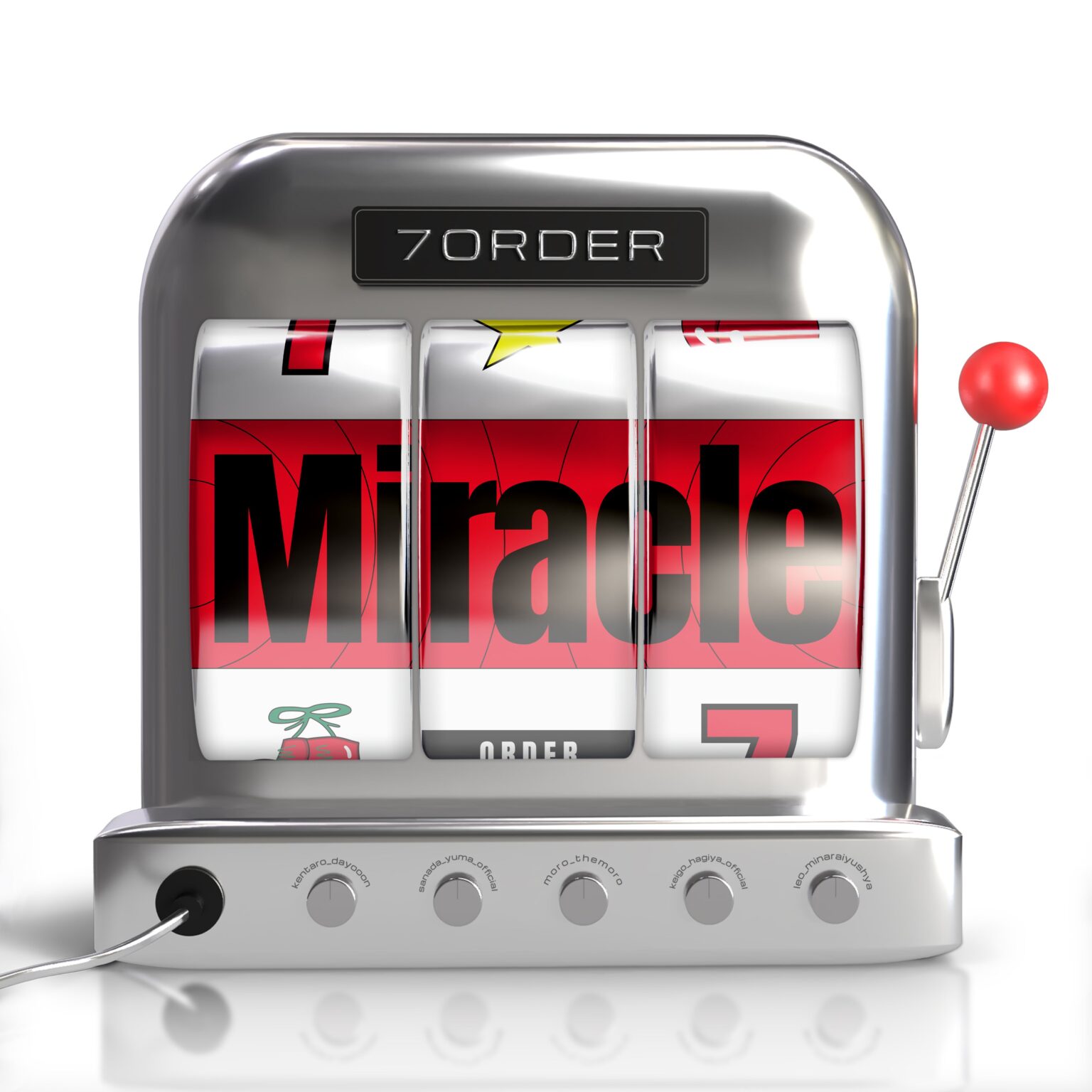 7ORDER、新曲「Miracle」を6月7日配信 告井孝通プロデュースでNob(MY FIRST STORY)参加