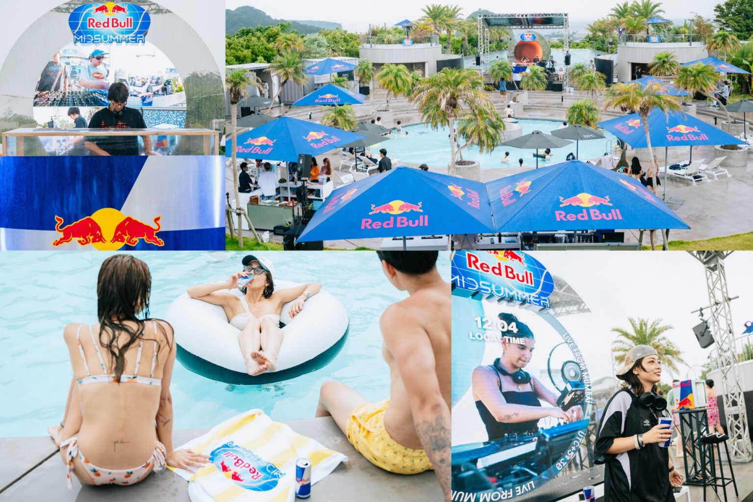 千葉・内房で「Red Bull Midsummer」開催、7都市同時接続で28時間の電子音楽を祝う