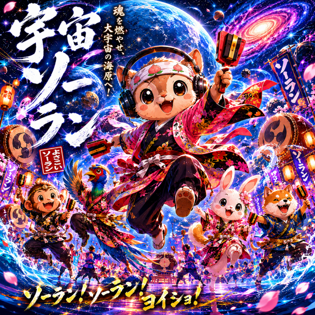 YOSAKOIソーラン向けにAI音楽ユニットが楽曲を無償提供、先着1チームを募集
