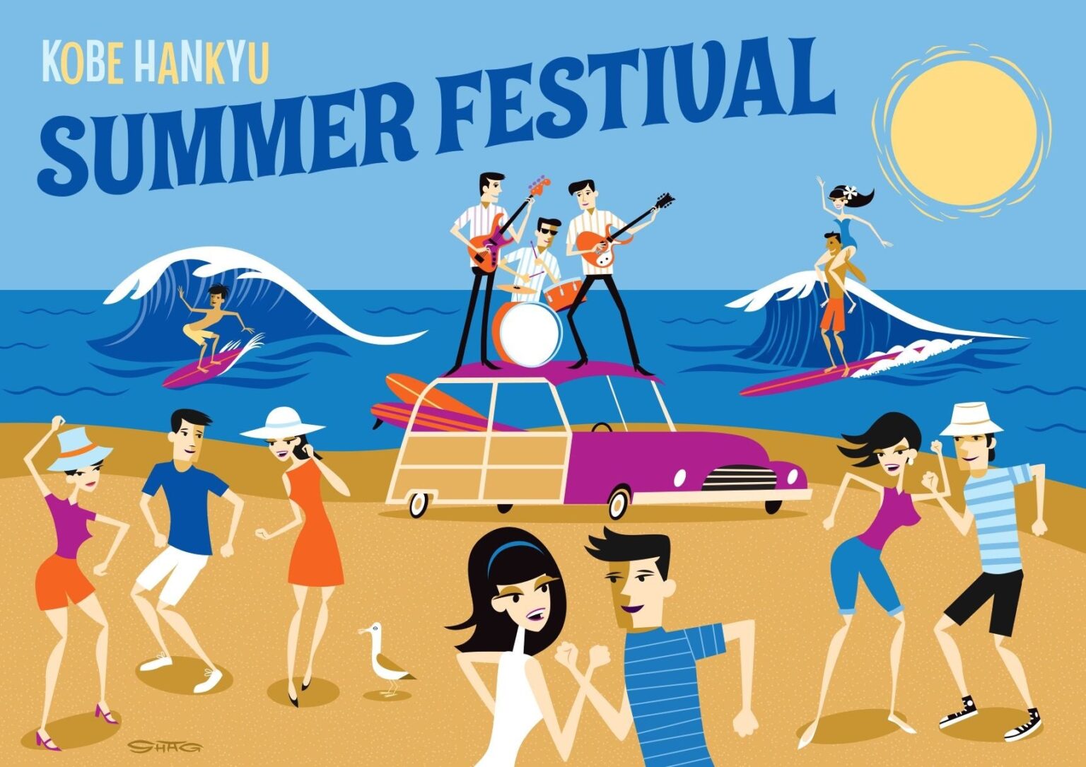 神戸阪急で夏イベント、SHAGとコラボし館内演出と約25点の展示販売