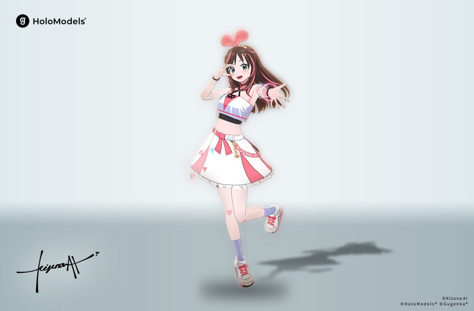 Gugenka、Kizuna AI「KAMATTE AI」衣装のデジタルフィギュアをXマーケットで販売開始 価格は3,850円